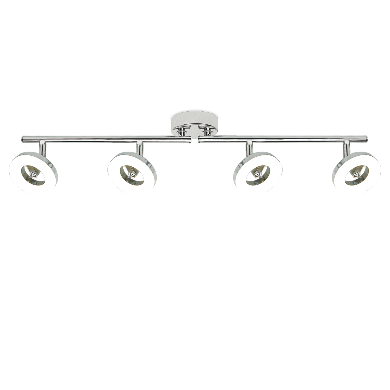 REGLETA 4L NATAL CROMO 4 X LED 5W 1600LM 3000K