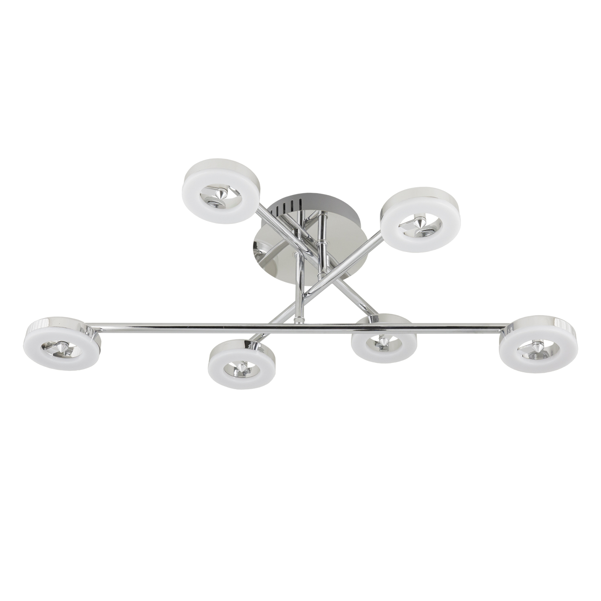 PLAFON 6L NATAL CROMO 6 X LED 5W 2400LM 3000K