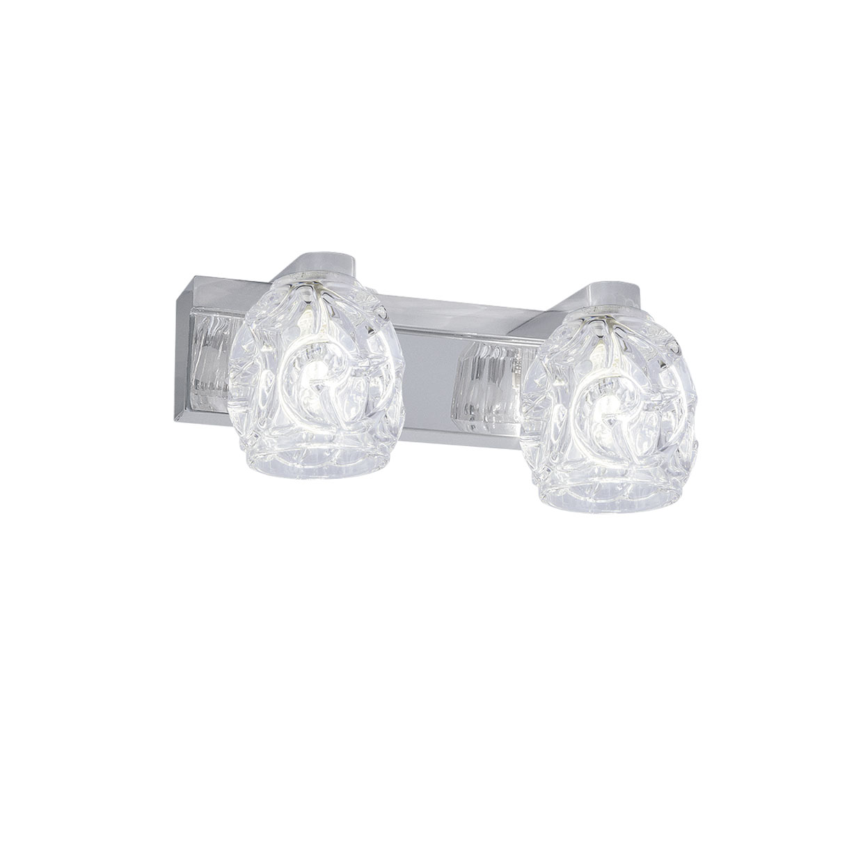 REGLETA 2L PORTIA CROMO 2 X 40W G-9 AHORA ARTAX