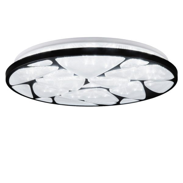 ELECTRICIDAD CERNUDA - PLAFON 50 FIUME NEGRO LED 50W 4750LM 2500-6500K