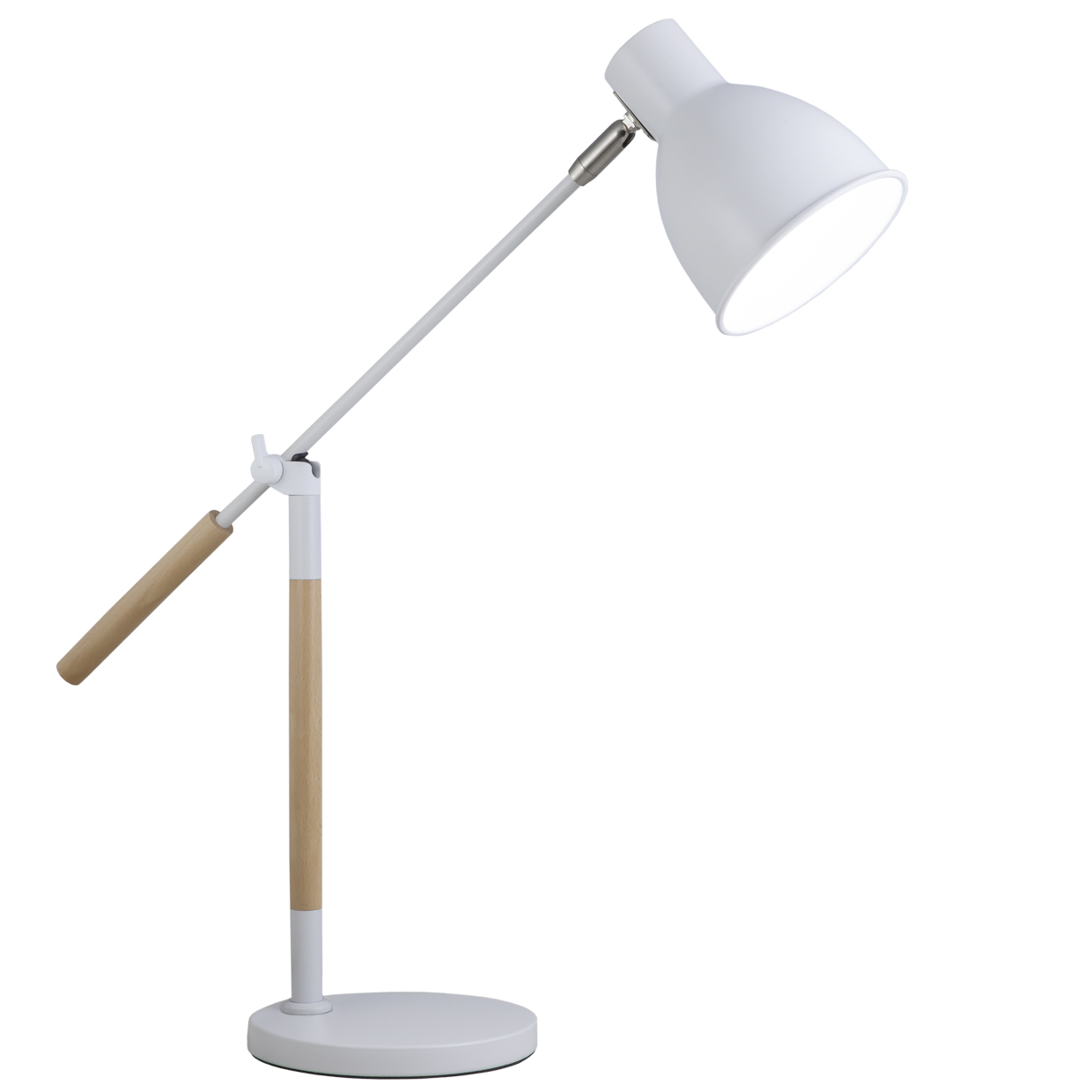 FLEXO RISTORI BLANCO-MADERA 1 X 60W E-27