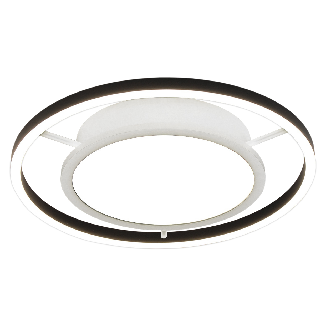 PLAFON LED AUREA BLANCO/NEGRO LED 50-60W 4000K