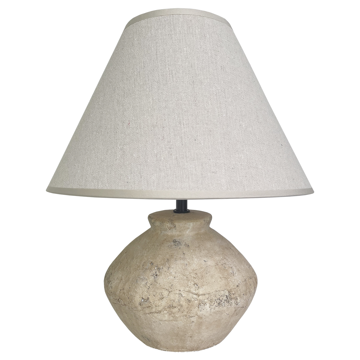 SOBREMESA LARRY PIEDRA BEIG 1 X 40W E-14