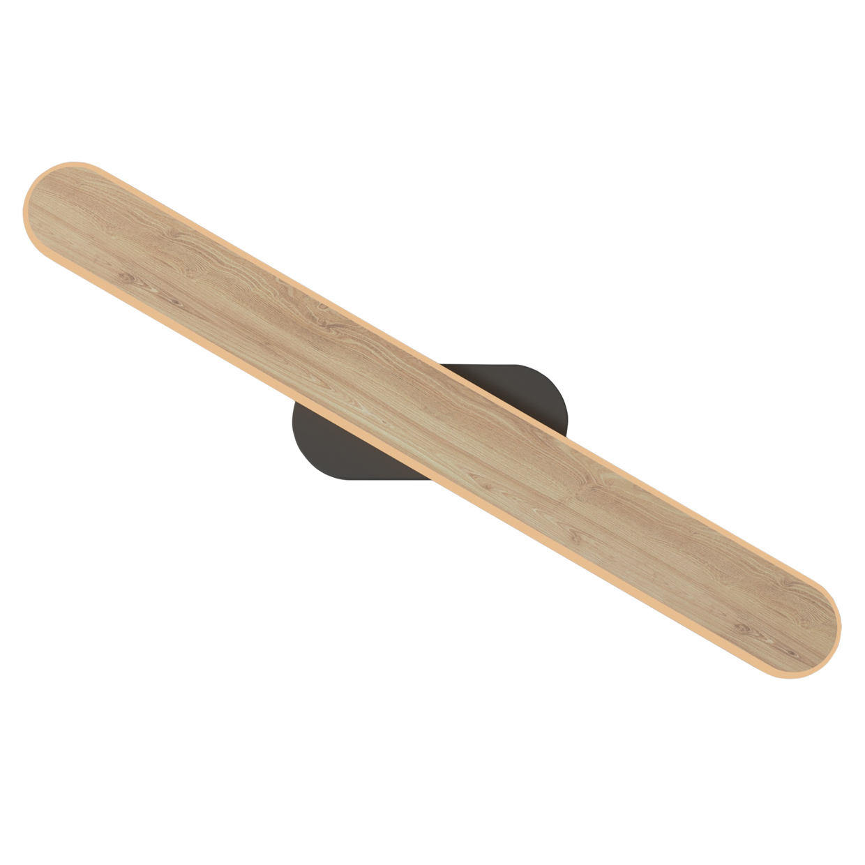 APLIQUE LED RINO NEGRO-MADERA LED 15W 3000K