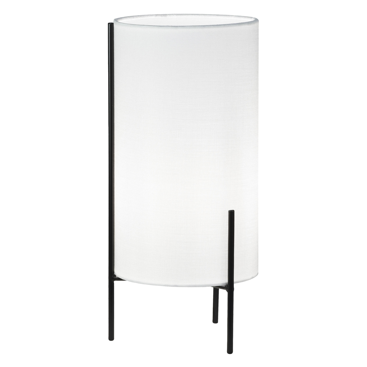 SOBREMESA VIRGIL BLANCO/NEGRO 1 X 40W E-14