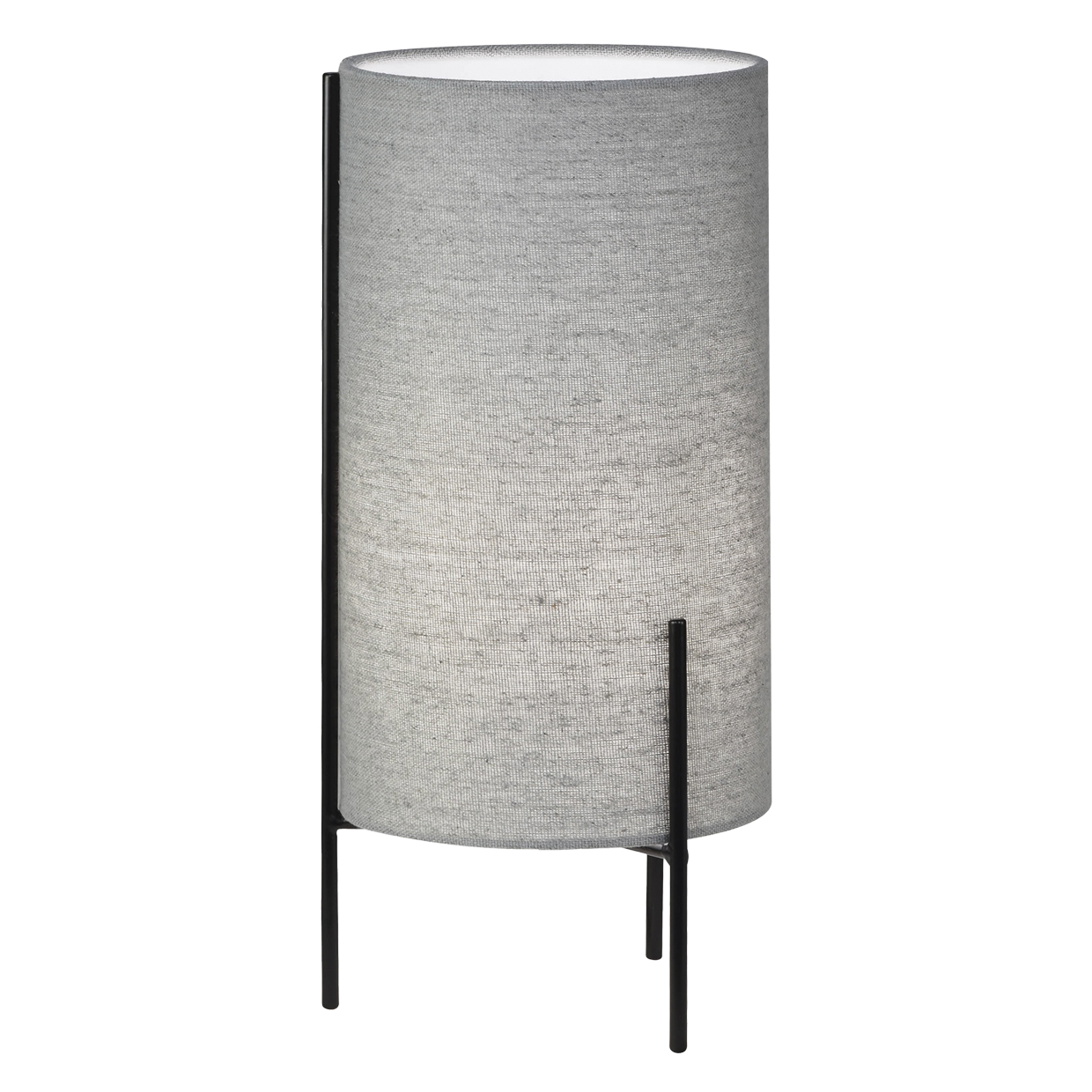 SOBREMESA VIRGIL GRIS/NEGRO 1 X 40W E-14