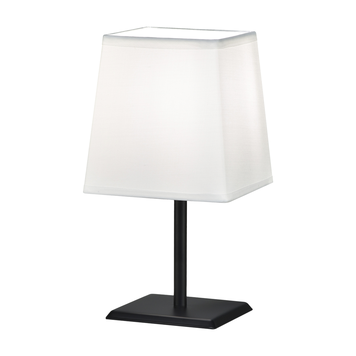 SOBREMESA FOX BLANCO/NEGRO 1 X 40W E-14