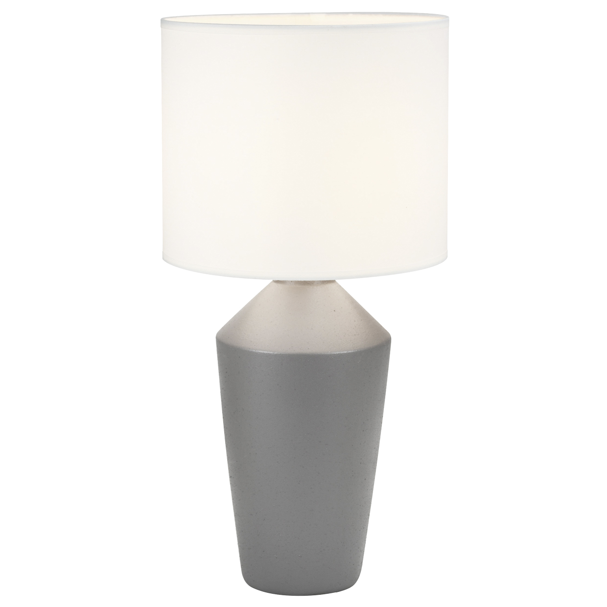 SOBREMESA BARRON GRIS 1 X 60W E-27