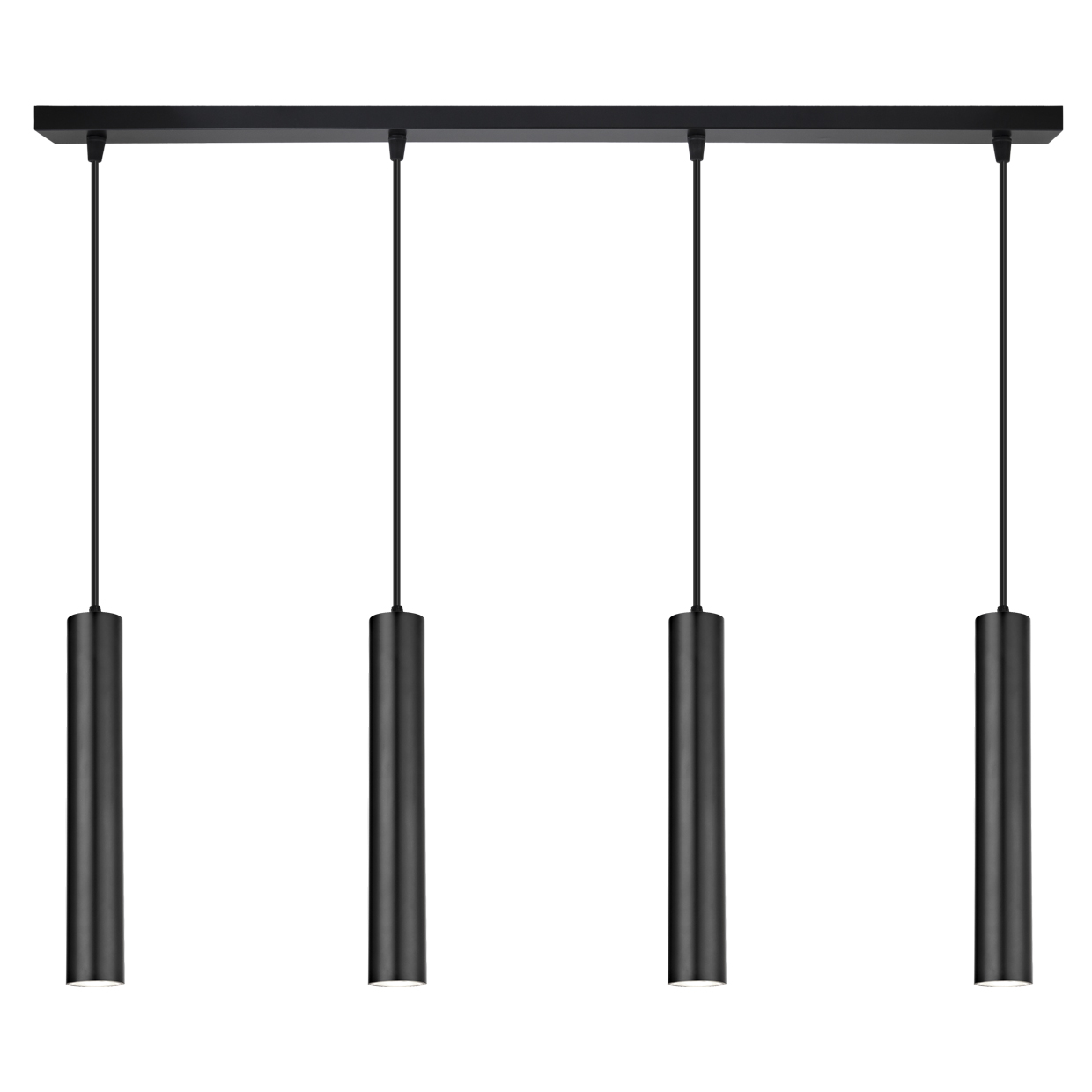 REGLETA 4L. ANTIA NEGRO 4 X 40W GU-10