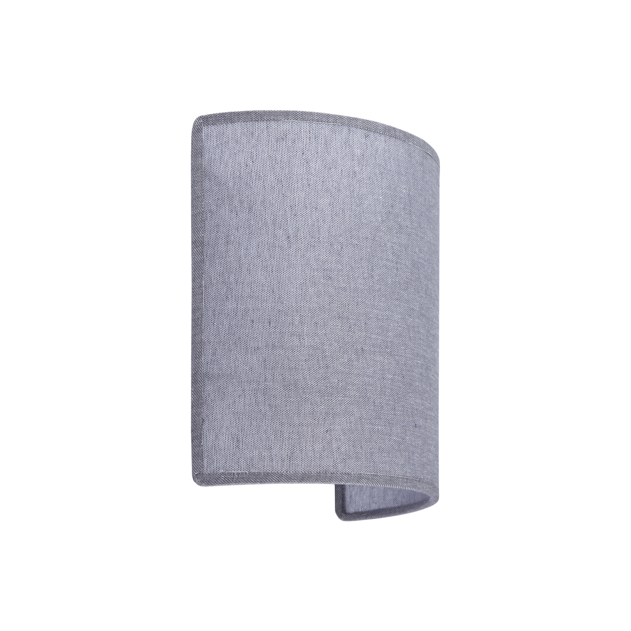 APLIQUE LARINO GRIS 1 X 60W E-27