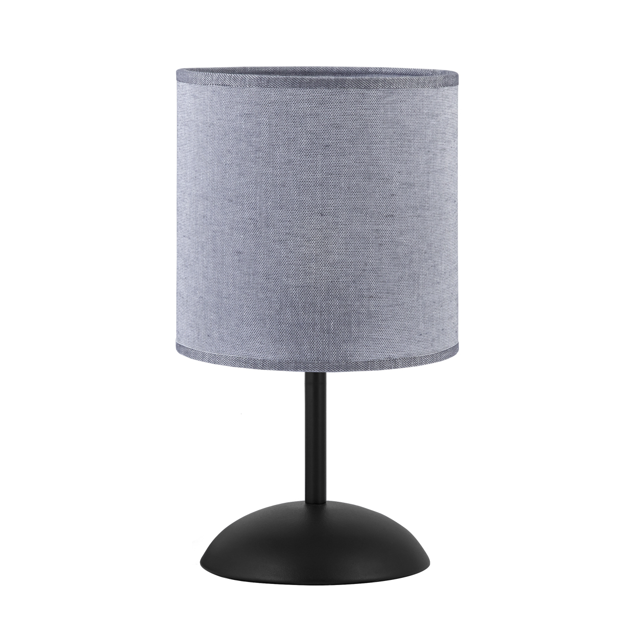 SOBREMESA LARINO GRIS/NEGRO 1 X 60W E-27