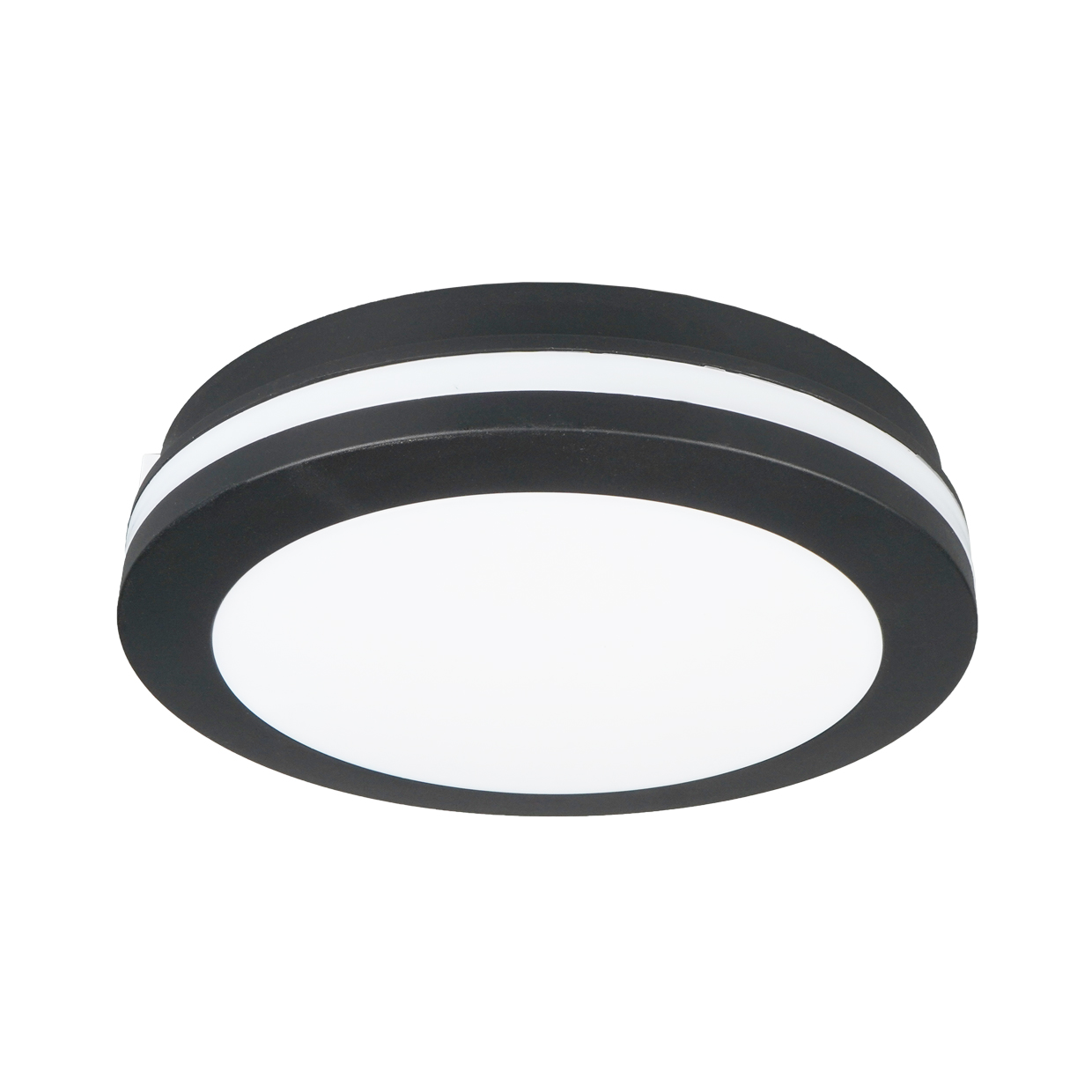 PLAFON LED ORISTAN NEGRO 30CM LED 40W  – IP54