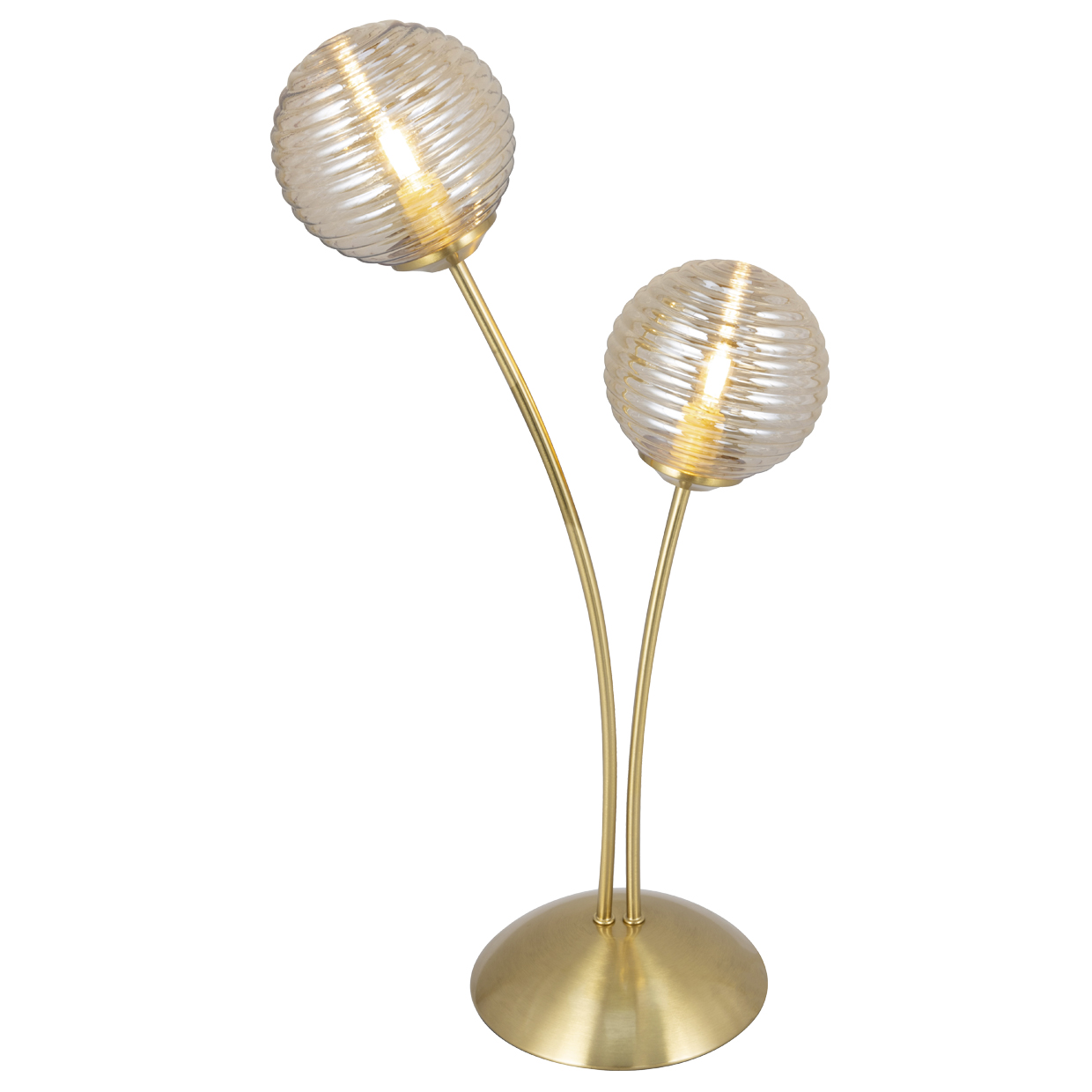 SOBREMESA 2L ROCHE LATON-AMBAR 2 X 30W G9