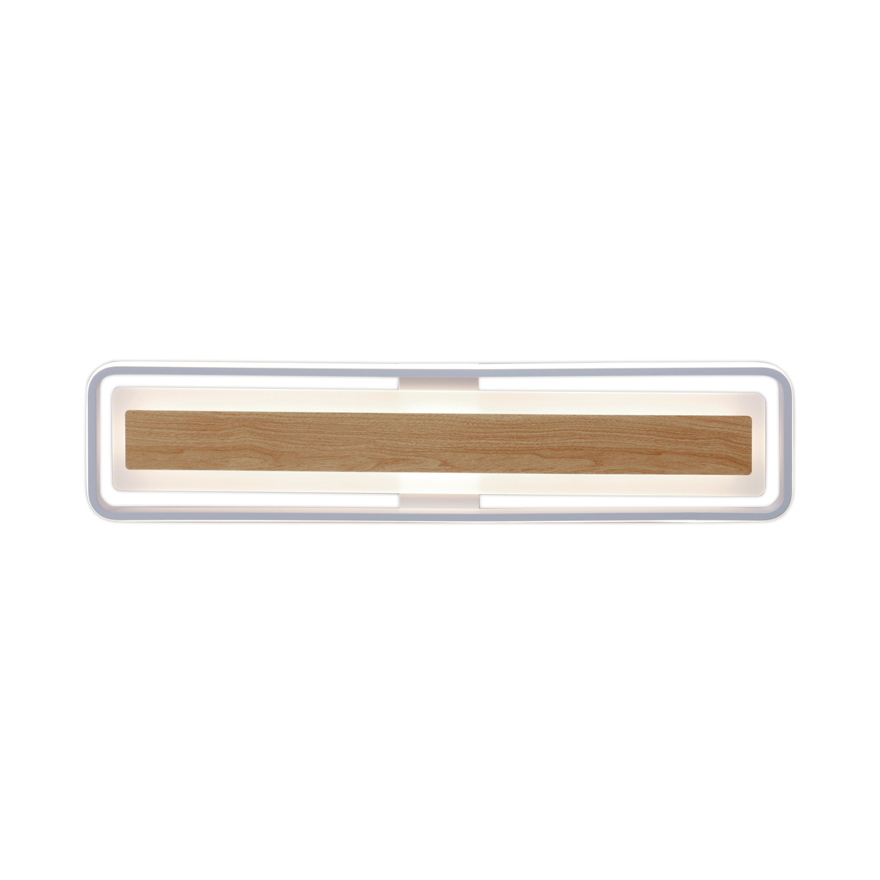 PLAFON LED VOLANO BLCO-MADERA LED 60W 4900LM 4000K- 60*15CM
