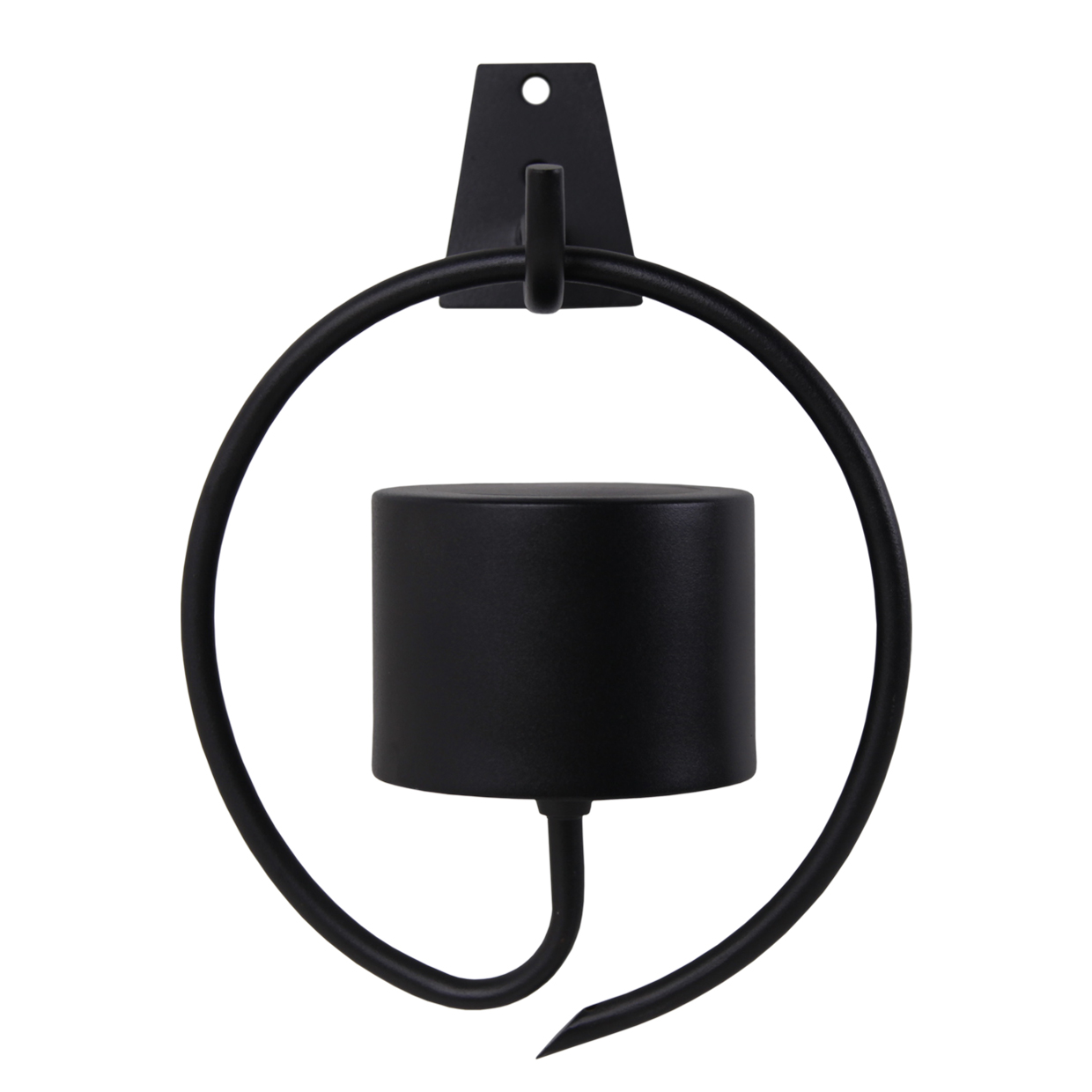 APLIQUE SOLAR BOLANO NEGRO LED 5W 3000-4000-6500K