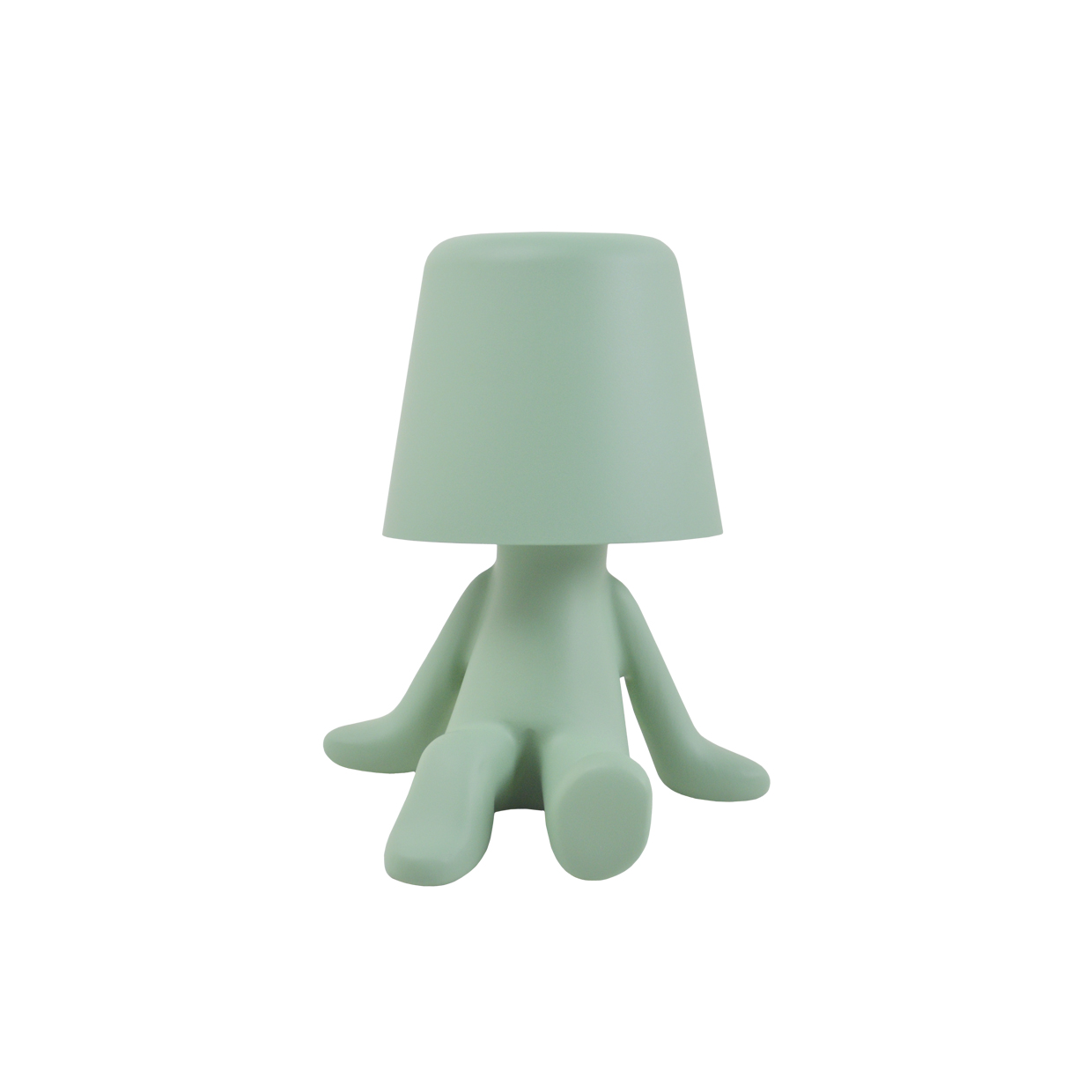 SOBREMESA LENOX VERDE LED  – BATERIA RECARGABLE