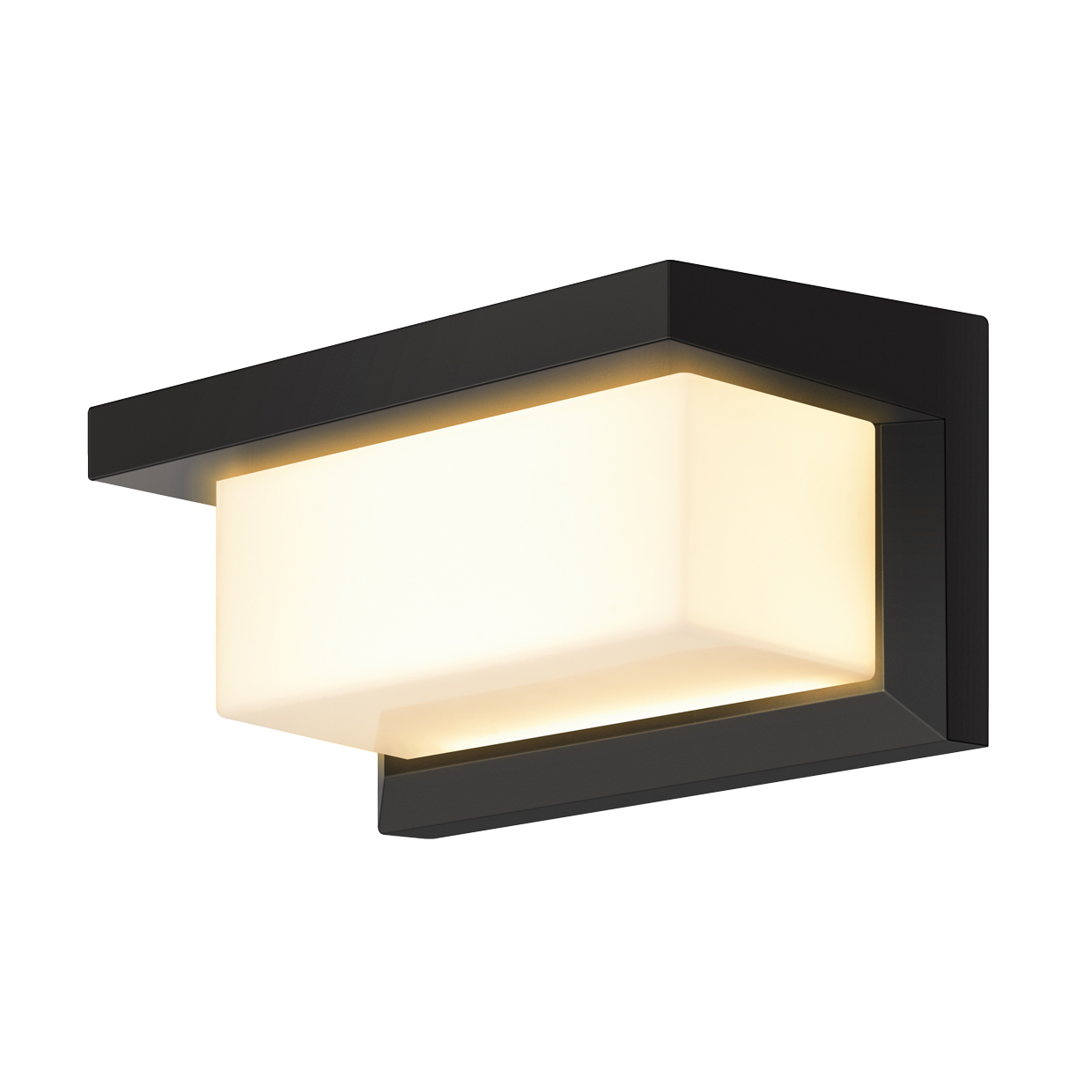 APLIQUE EXTERIOR LAMAR NEGRO LED 12W 3000K – IP65