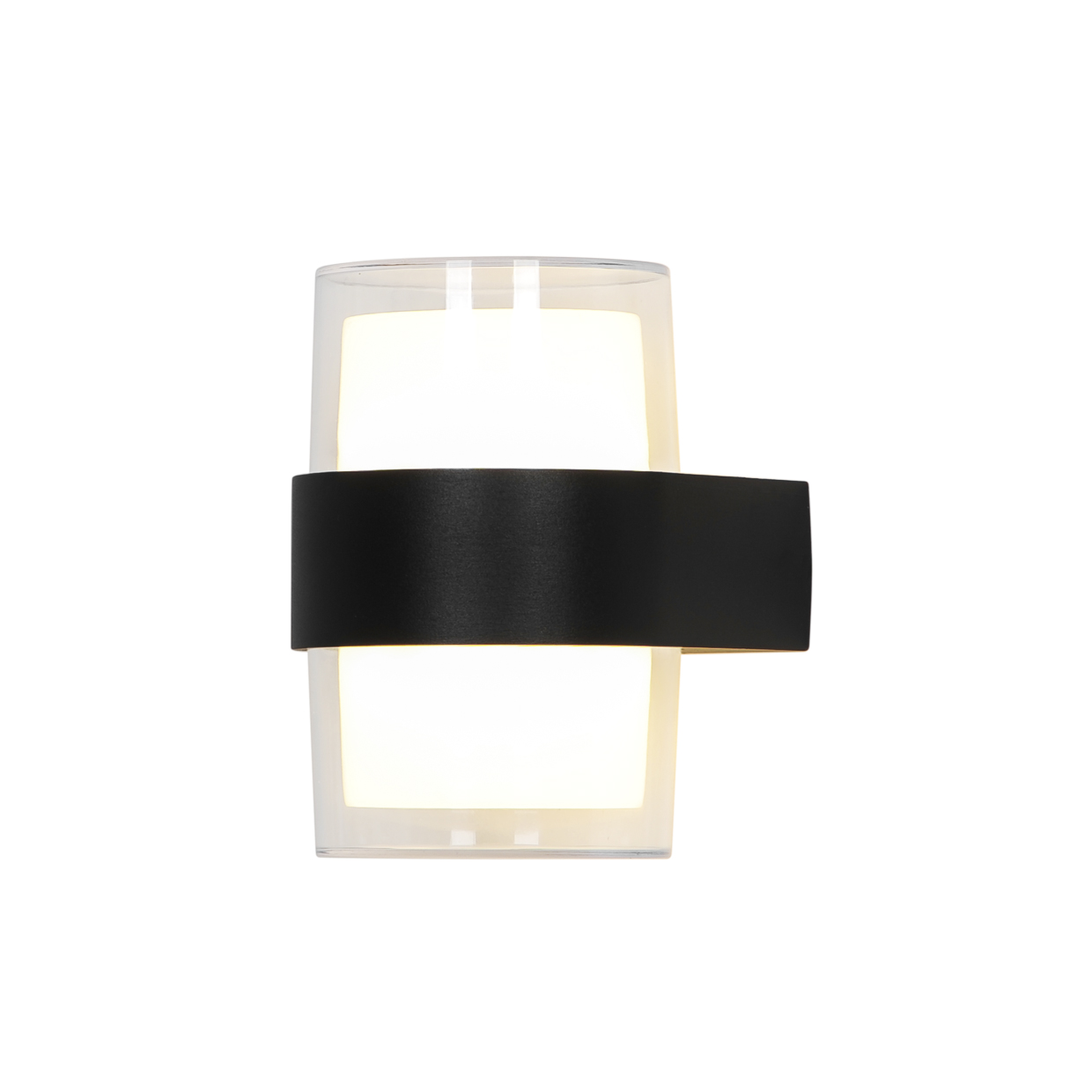 APLIQUE EXTERIOR BOWL NEGRO LED 6W 3000K – IP54