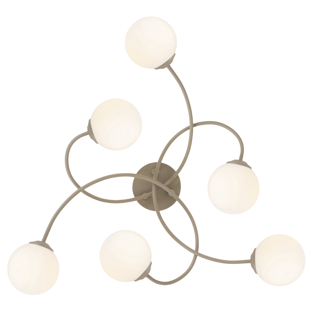 PLAFON 6L LUNA BEIGE 6 X 30W G-9