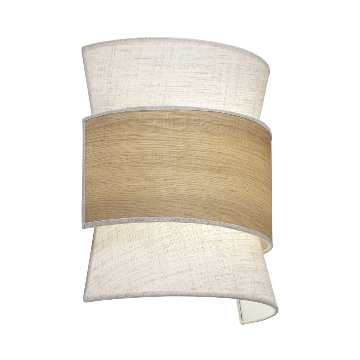 APLIQUE SABINA TOSTADO/MADERA 2 X 60W E-27