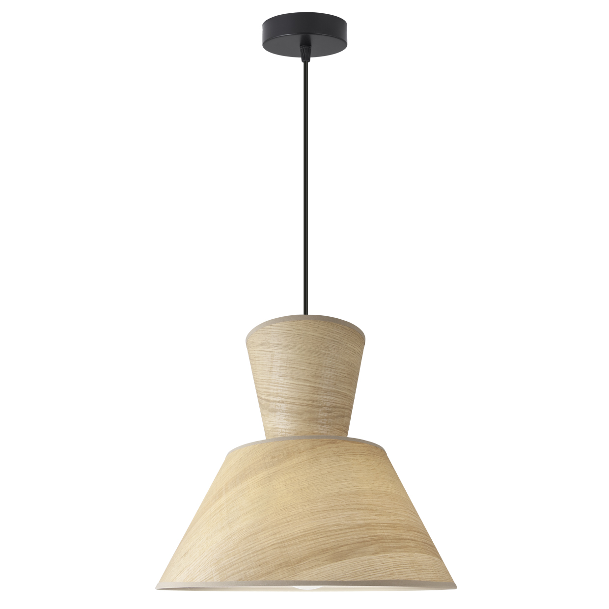 COLGANTE CARLO MADERA 1 X 60W E-27