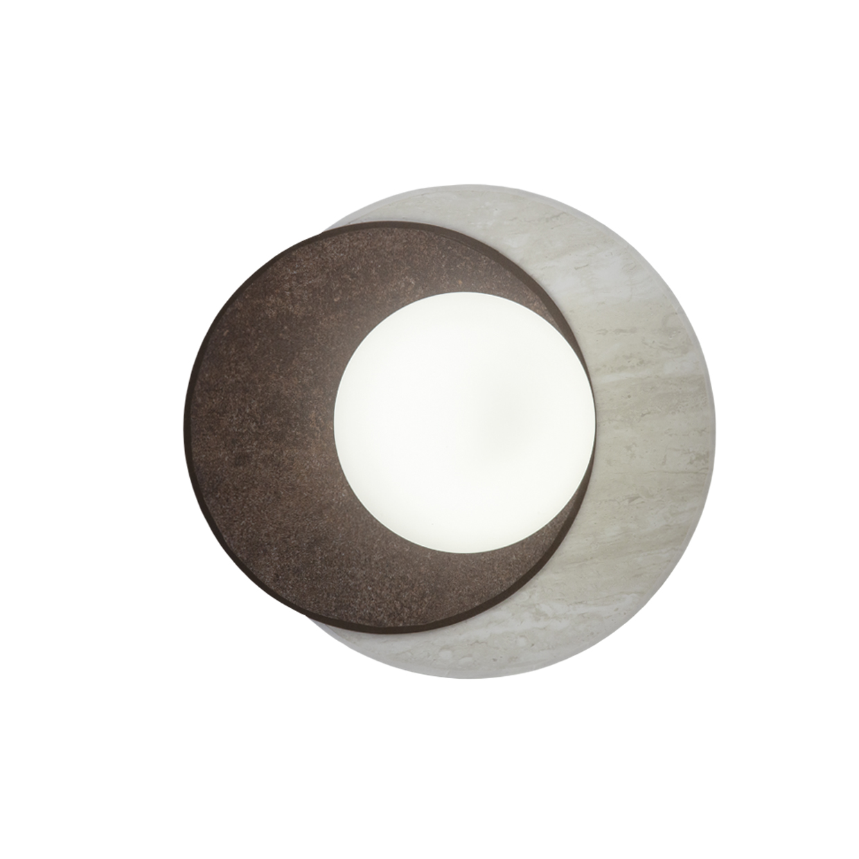 APLIQUE WANDA MARMOL/OXIDO 1 X 60W E-27