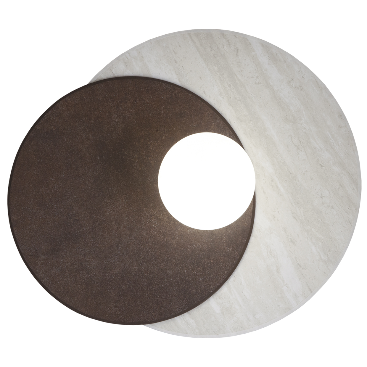 APLIQUE WANDA MARMOL/OXIDO 1 X 60W E-27