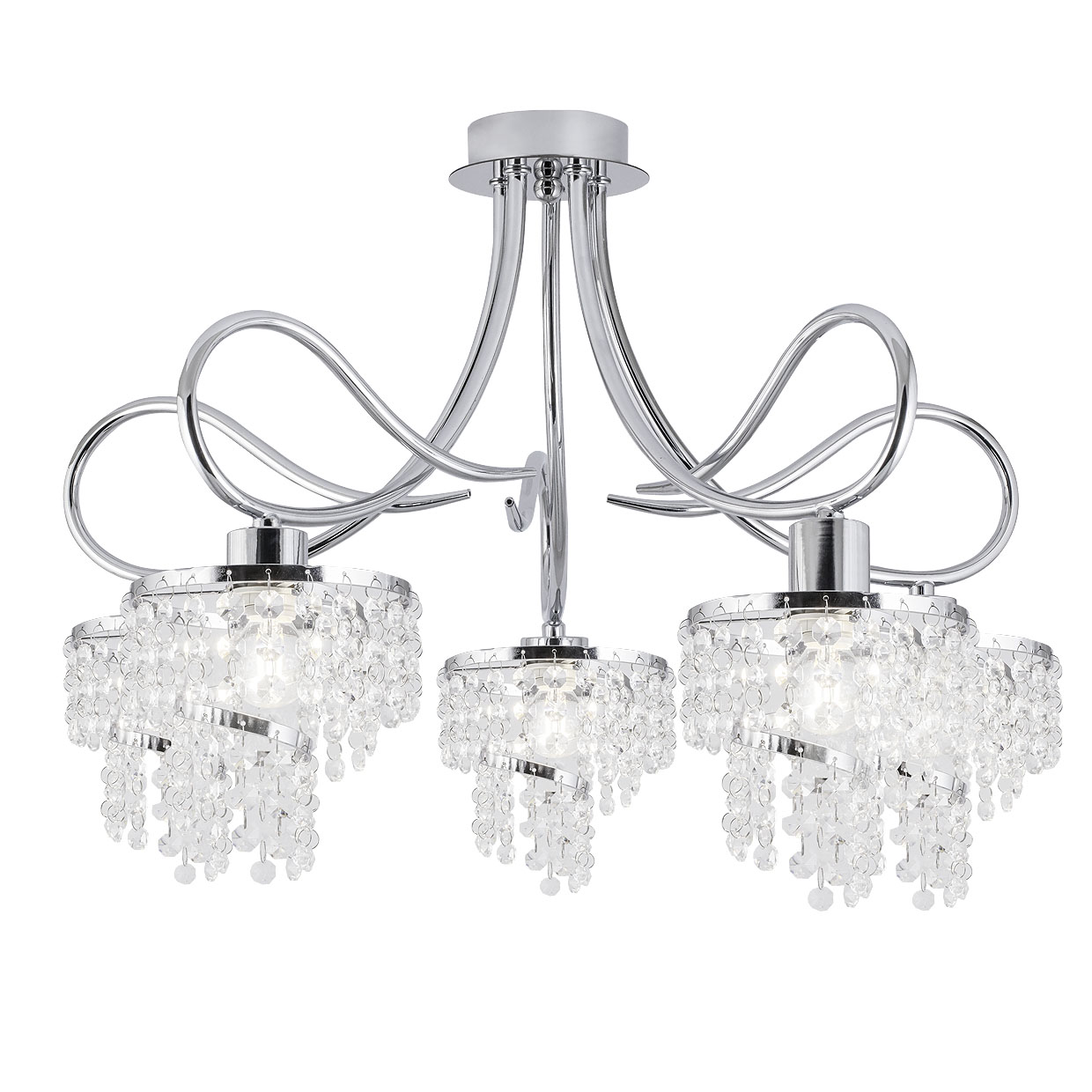 LAMPARA 5L DORA CROMO 5 X 40W E-14