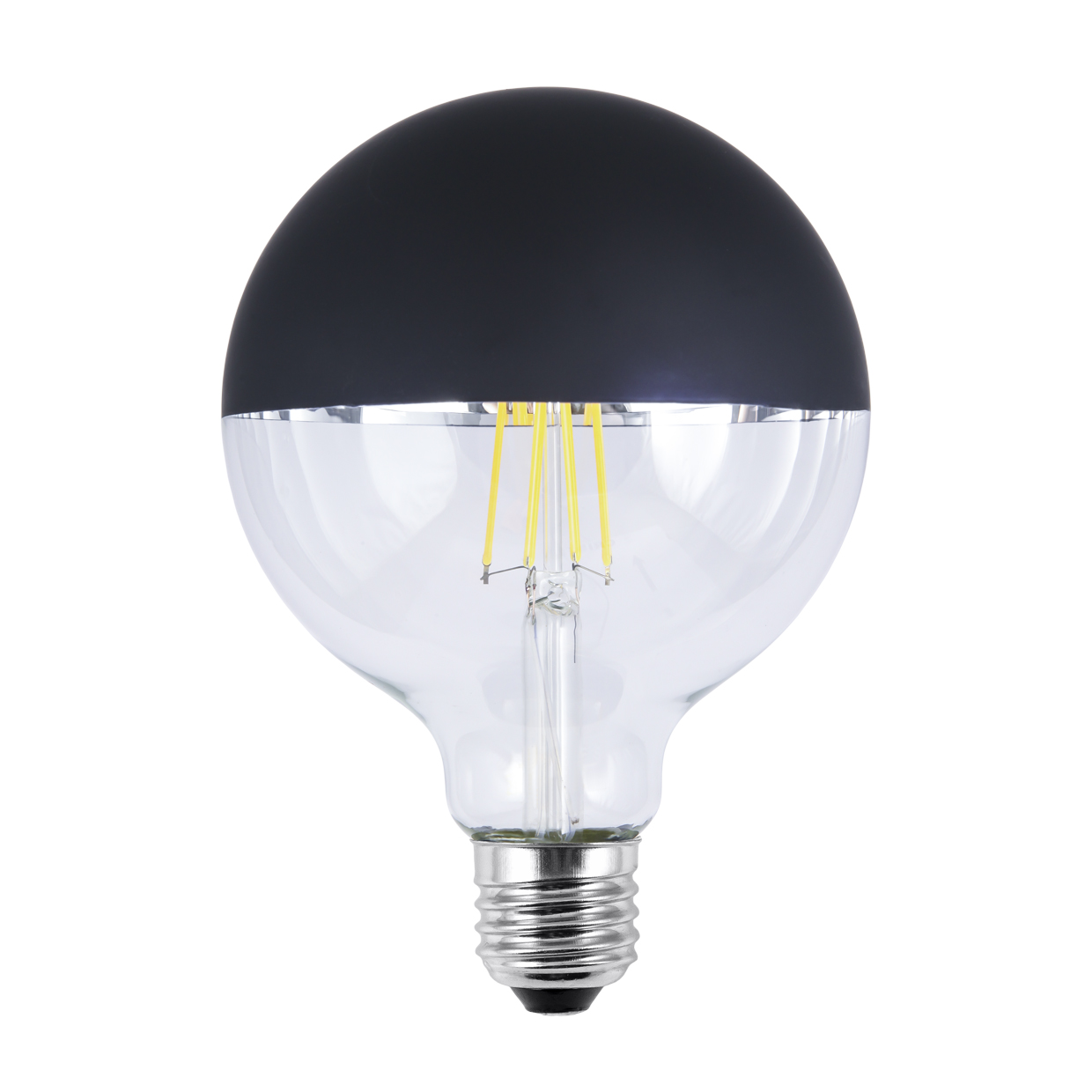 BOMBILLA LED NEGRO MATE LED 6W 580LM 3000K – E-27