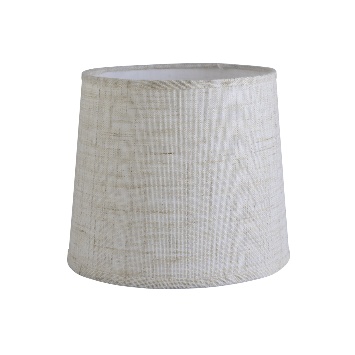 PANTALLA 15 CONICA ABIERTA LINO TOSTADO